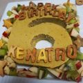 海イグアナ's cooksnap of when they made 誕生日♪数字のケーキ☆.