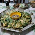ｸﾏﾘｴ's cooksnap of when they made あさりとたけのこのチヂミ.