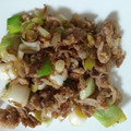 クックOYTSP1☆'s cooksnap of when they made 豚と葱のオイマヨ炒め.