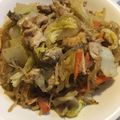 クックRJJ7XY☆'s cooksnap of when they made ◎白菜&豚肉&春雨の胡麻みそ炒め◎.