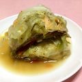 ばぶーしゅ☆'s cooksnap of when they made 豚とキャベツと根菜のミルフィーユ.