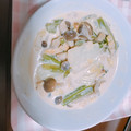 あっこさーん's cooksnap of when they made 小松菜と油揚げのクリーム煮.