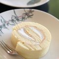 ニコニコ笑顔's cooksnap of when they made きなこシフォンロールケーキ.