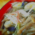 黒鯛一直線's cooksnap of when they made ナスと舞茸×みょうがのお味噌汁.