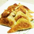 KUMI KUMI's cooksnap of when they made 焼売の皮で簡単カレー包み♪お弁当にも.