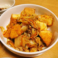 うぅこちゃん's cooksnap of when they made 簡単☆厚揚げと豚キムチの炒め.