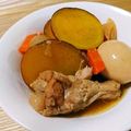 ばったりたおれや's cooksnap of when they made さつまいもと手羽元のさっぱり煮.