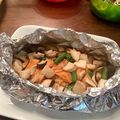 うにの実's cooksnap of when they made 夕飯に 簡単秋鮭のホイル焼き.