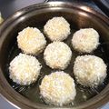 tmchel's cooksnap of when they made ✿秘密入り♡さつまいもコロッケ✿.
