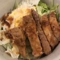 このよ's cooksnap of when they made 生姜トンテキ目玉焼き丼.