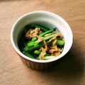 ｊｏｃｏｍｏｍｏｌａ's cooksnap of when they made 健康にも◎、カブの葉と油揚げの炒め物.