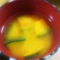 オアシス☆彡's cooksnap of when they made かぼちゃの味噌汁.