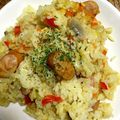 ビットくん's cooksnap of when they made 炊飯器で簡単＊カレーピラフ＊.