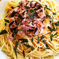 ayakaL7's cooksnap of when they made 超簡単！大根おろしとツナの和風パスタ.