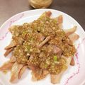 ♡minyon♡'s cooksnap of when they made 豚バラの炙り焼き★ねぎ梅の甘酢ダレで♪.