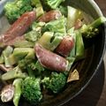 yarhag's cooksnap of when they made ブロッコリーとウインナーマヨ炒め.
