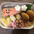 ma___111's cooksnap of when they made (キャラ弁)焼き鮭de切り身ちゃん.