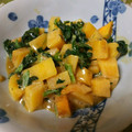 チューリップ56's cooksnap of when they made 秋色！ほうれん草と柿のごま和え.