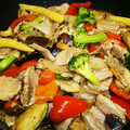 ☆ｷｬｻﾘﾝ☆'s cooksnap of when they made なすと豚肉のオイスターマヨ炒め.
