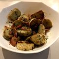 tkiriba's cooksnap of when they made 里芋とベーコンのカレー炒め.