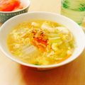 bonbonnier's cooksnap of when they made ＊野菜たっぷりヘルシー♡酸辣湯＊.