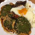 makiki☆'s cooksnap of when they made つくねの照り焼き 簡単 大葉入り.
