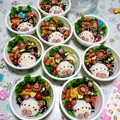 ゆりりんのママチャマ's cooksnap of when they made キャラ弁も♡簡単♪くまさんちぎりおにぎり.