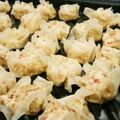 シナモシナモ's cooksnap of when they made カニカマで♪簡単カニ豆腐しゅうまい.