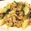 keicooon's cooksnap of when they made かぶと豚肉の甘辛煮.