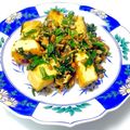 サンディサンディ's cooksnap of when they made ニラ玉納豆の豆腐炒め☆健康診断に向けて.