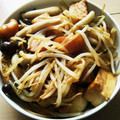 かなくんマミー's cooksnap of when they made ウインナーともやしと絹揚げで節約旨い一品.