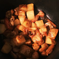 znooti's cooksnap of when they made 鶏皮の甘辛炒め.