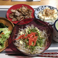 リラシャン's cooksnap of when they made 激ウマ！もやしのたこ焼き風サラダ.