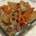 nobumuu's cooksnap of when they made フライパンで簡単！鶏肉と根菜の炒め煮☆.