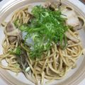 プースラ's cooksnap of when they made たっぷりキノコで♪豚肉の和風パスタ.