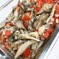 Tera1008's cooksnap of when they made まいたけとトマトのマリネ.