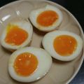 ウッピィ's cooksnap of when they made 麺つゆだけ！お店に負けない半熟味玉.