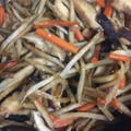 キャップとラム's cooksnap of when they made ごぼうとしいたけのきんぴら.