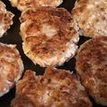 あけまーと's cooksnap of when they made お手軽★　豚こま肉で♪やわらかハンバーグ.