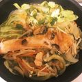 クックGSOIF3☆'s cooksnap of when they made 鮭のちゃんちゃん焼き風♪フライパン蒸し焼.