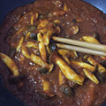 クック7MD8L1☆'s cooksnap of when they made じゃがいもとしめじのミートソース炒め.