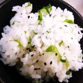 choco831's cooksnap of when they made 大葉とごま塩のおにぎり.