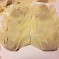 やきねこ's cooksnap of when they made ワンタンスープ用の豚挽肉ヒラヒラワンタン.