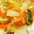 ミカ★ヅキ's cooksnap of when they made 野菜たっぷり白菜のあんかけ丼.
