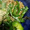 mariko0609's cooksnap of when they made ピーマンときのこのきんぴら【JA福岡市】.