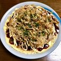 MAYOnna1se's cooksnap of when they made レンジで簡単☆おいしい時短お好み焼き♪.