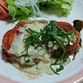 ちょびまめ's cooksnap of when they made ポークソテーバルサミコ酢チーズソース.
