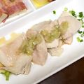 ＊＊天然水＊＊'s cooksnap of when they made 薬味好きによる蒸し鶏のネギ生姜ソースがけ.
