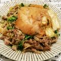 あーこ姐's cooksnap of when they made 簡単〜♪ 厚揚げとエノキと豚肉の炒めもの.