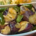 くっくのん's cooksnap of when they made レンジで簡単♪茄子とピーマンの蒸し煮.